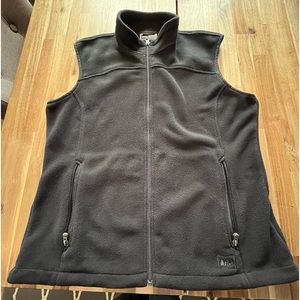 REI fleece vest Charcoal/Dark Gray woman’s XL